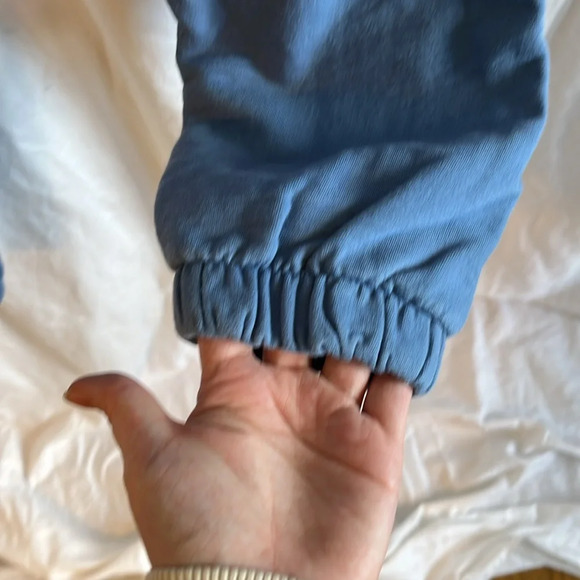 Pas Une Marque Paris Angel & Letters Heather Blue RTW Jogger Sweatpants - Picture 7 of 10